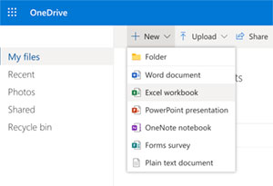 Gantt Chart in OneDrive