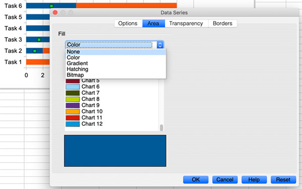 Select fill color none